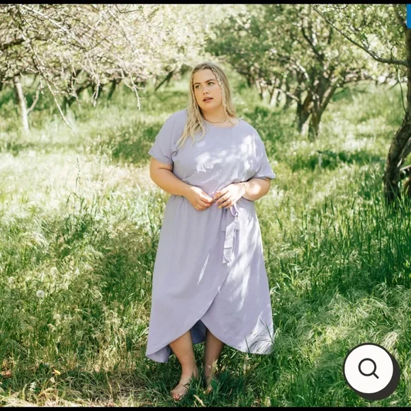 Lavender Midi Dress - Picture 2 of 4